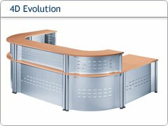 Glass Reception Desks